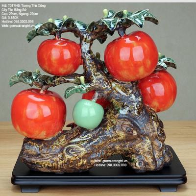 Tượng Thủ Công Cây Táo Bằng Sứ